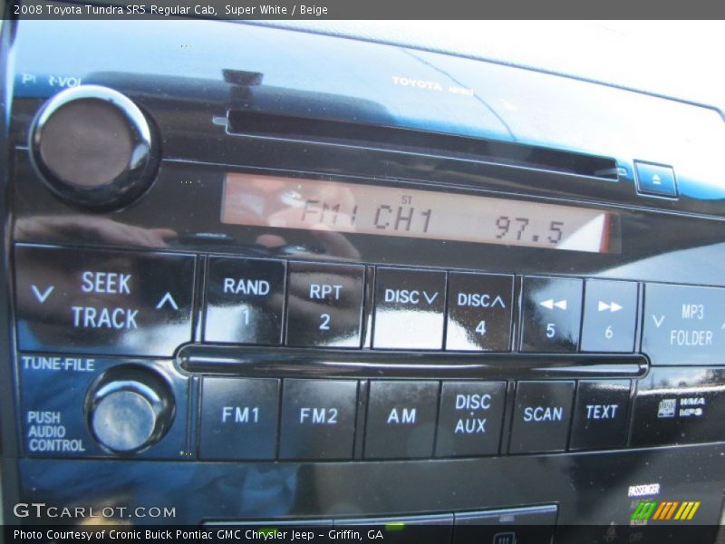 Super White / Beige 2008 Toyota Tundra SR5 Regular Cab