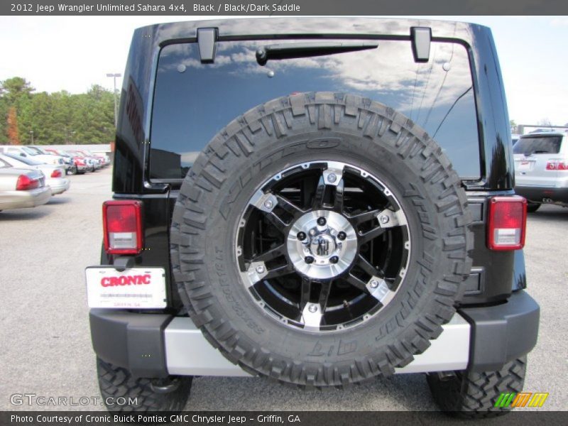 Black / Black/Dark Saddle 2012 Jeep Wrangler Unlimited Sahara 4x4