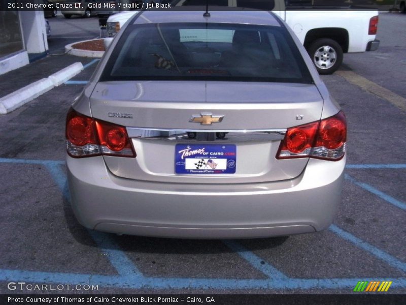 Gold Mist Metallic / Jet Black 2011 Chevrolet Cruze LT