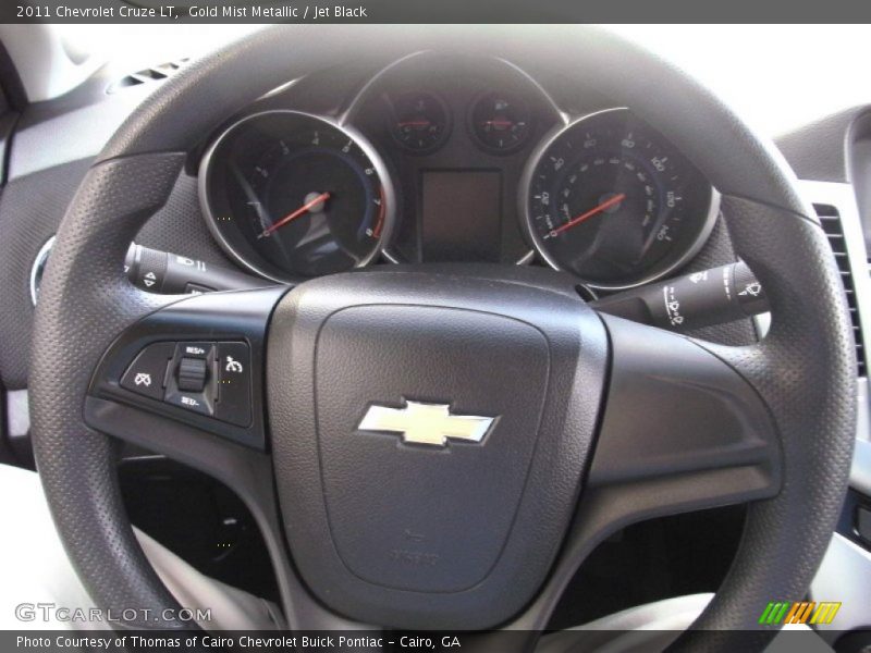 Gold Mist Metallic / Jet Black 2011 Chevrolet Cruze LT