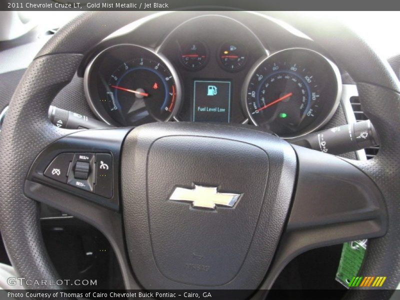Gold Mist Metallic / Jet Black 2011 Chevrolet Cruze LT