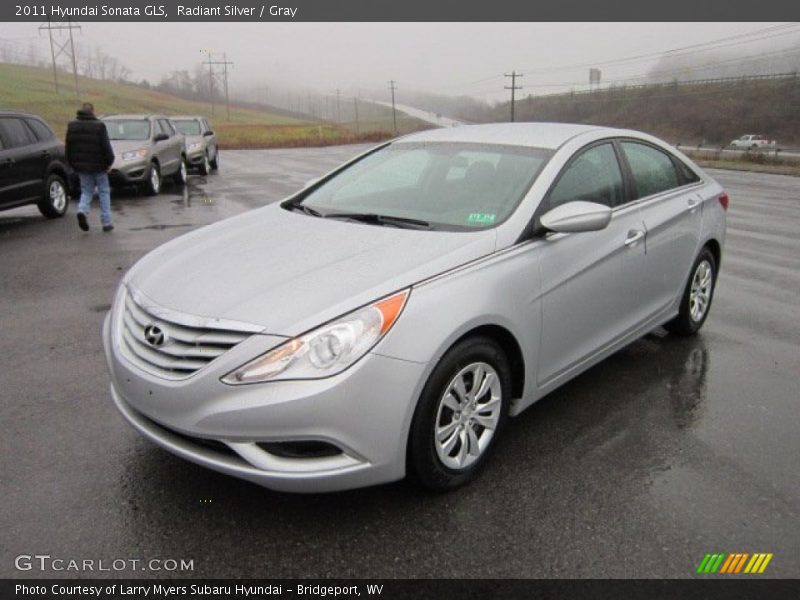 Radiant Silver / Gray 2011 Hyundai Sonata GLS