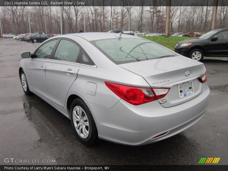 Radiant Silver / Gray 2011 Hyundai Sonata GLS