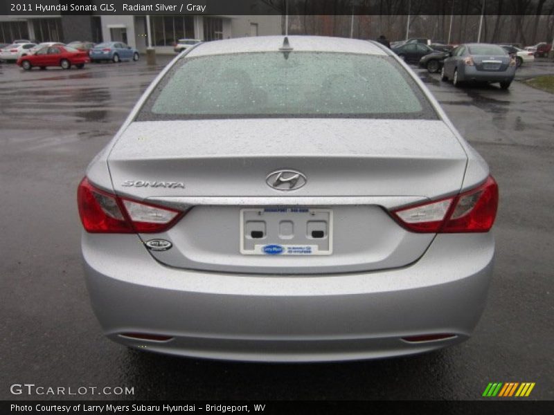 Radiant Silver / Gray 2011 Hyundai Sonata GLS