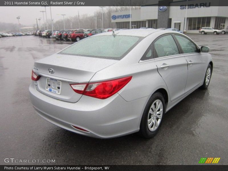 Radiant Silver / Gray 2011 Hyundai Sonata GLS