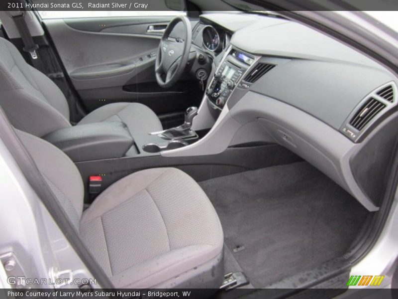 Radiant Silver / Gray 2011 Hyundai Sonata GLS