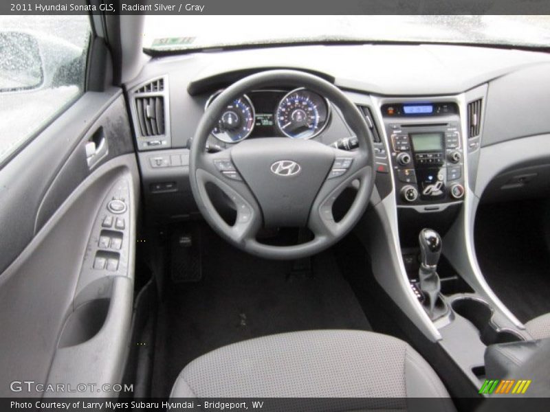 Radiant Silver / Gray 2011 Hyundai Sonata GLS