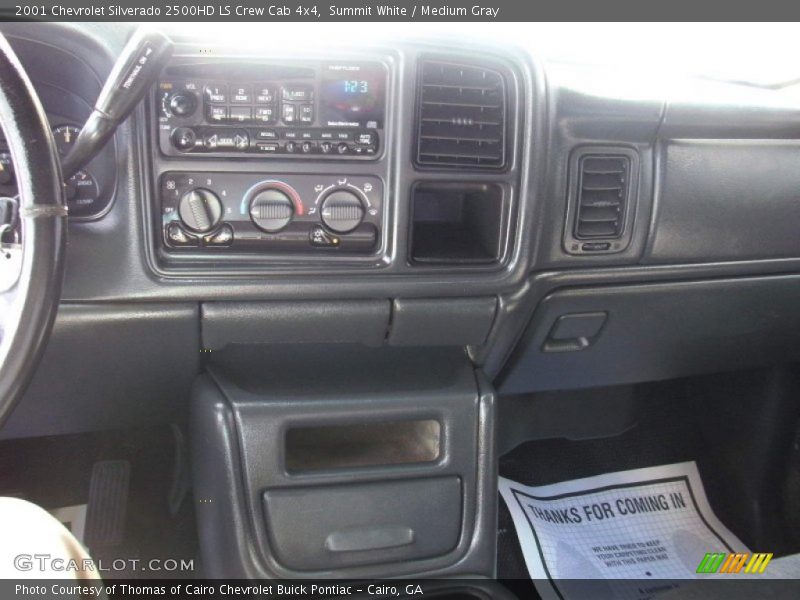 Summit White / Medium Gray 2001 Chevrolet Silverado 2500HD LS Crew Cab 4x4