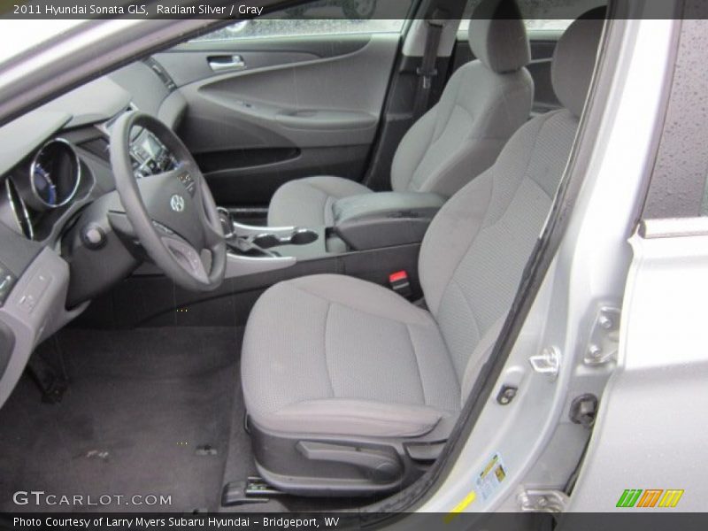Radiant Silver / Gray 2011 Hyundai Sonata GLS