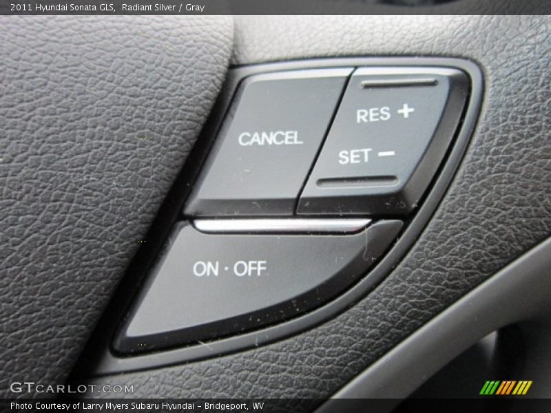 Radiant Silver / Gray 2011 Hyundai Sonata GLS