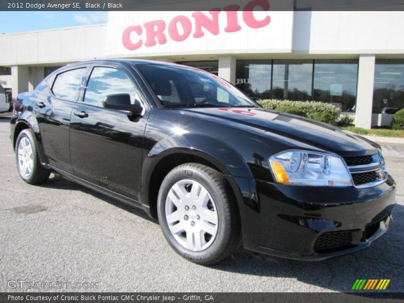 Black / Black 2012 Dodge Avenger SE