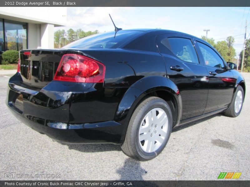 Black / Black 2012 Dodge Avenger SE