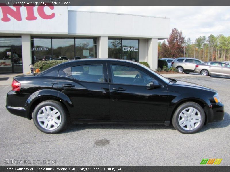 Black / Black 2012 Dodge Avenger SE