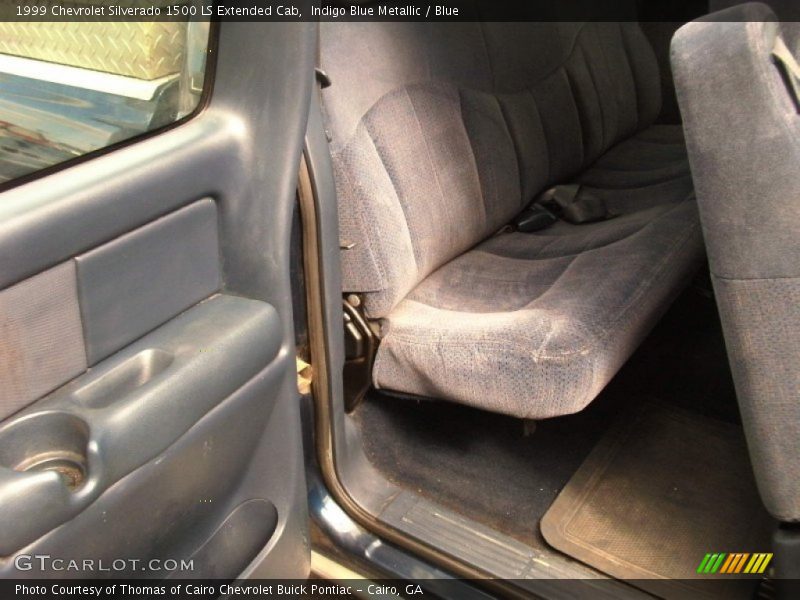 Indigo Blue Metallic / Blue 1999 Chevrolet Silverado 1500 LS Extended Cab