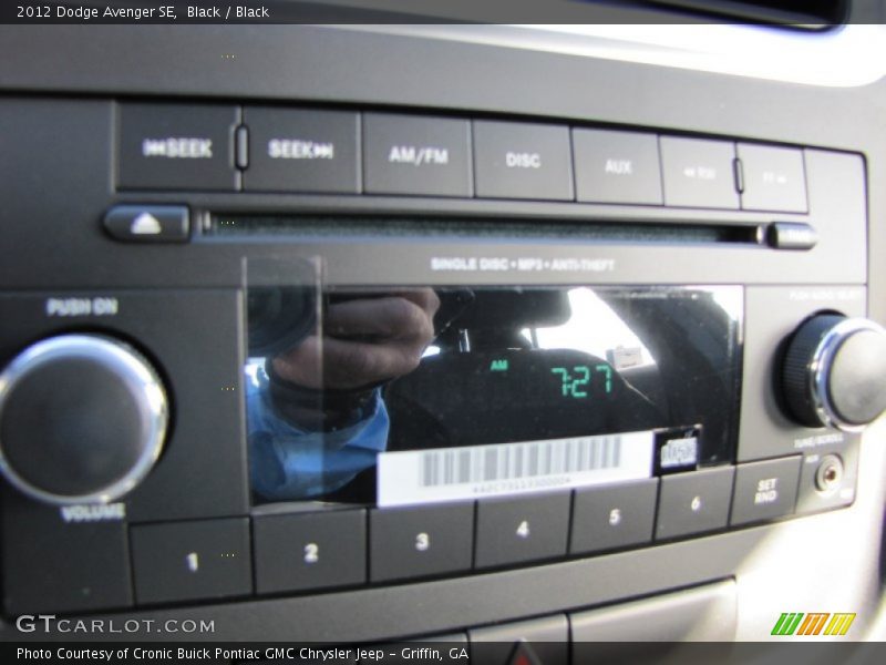 Black / Black 2012 Dodge Avenger SE