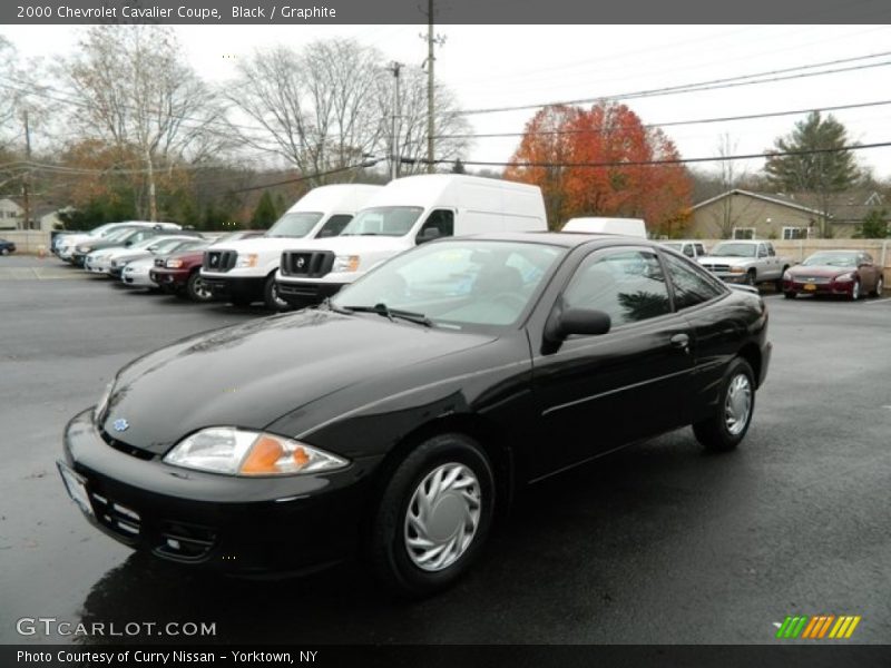 Black / Graphite 2000 Chevrolet Cavalier Coupe