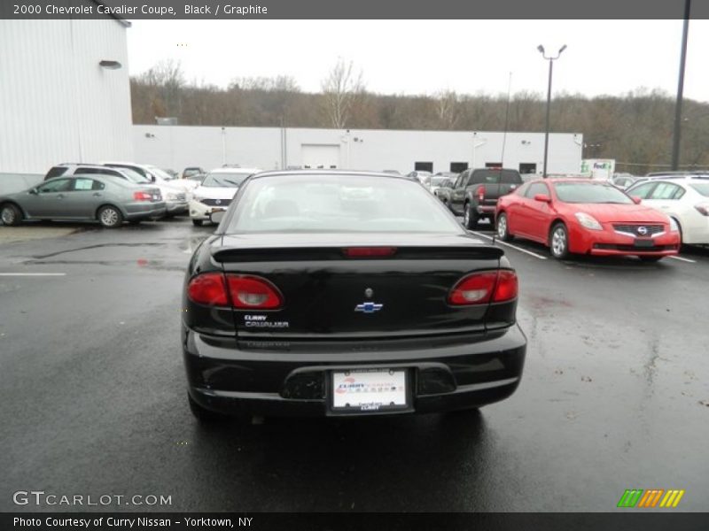 Black / Graphite 2000 Chevrolet Cavalier Coupe