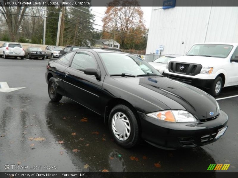 Black / Graphite 2000 Chevrolet Cavalier Coupe
