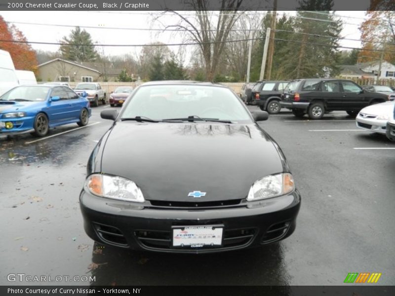 Black / Graphite 2000 Chevrolet Cavalier Coupe