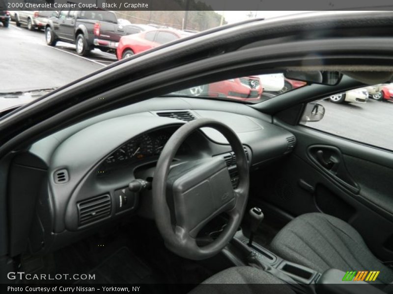 Black / Graphite 2000 Chevrolet Cavalier Coupe