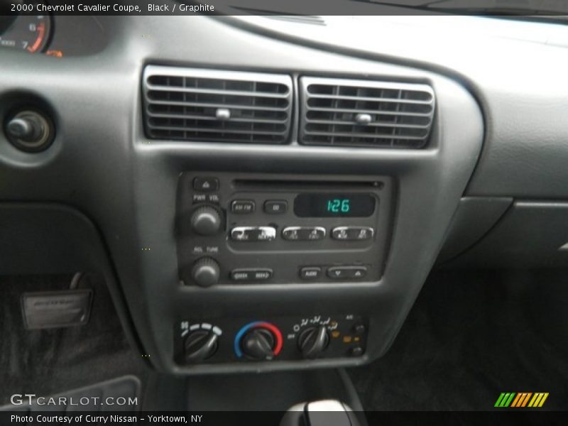 Black / Graphite 2000 Chevrolet Cavalier Coupe