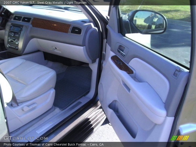 Steel Gray Metallic / Light Titanium 2007 GMC Yukon SLT