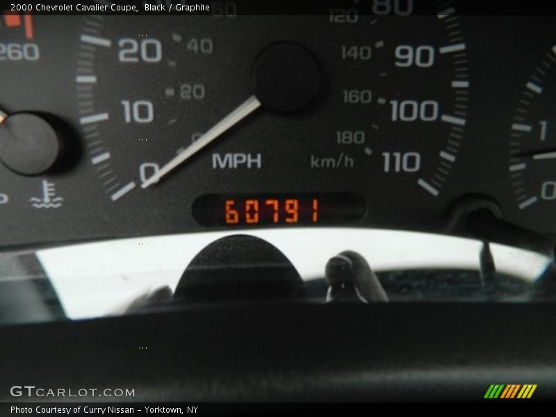 Black / Graphite 2000 Chevrolet Cavalier Coupe