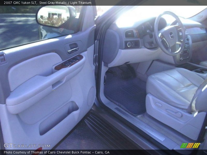 Steel Gray Metallic / Light Titanium 2007 GMC Yukon SLT