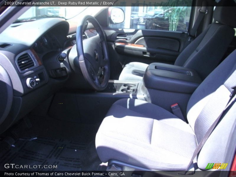 Deep Ruby Red Metallic / Ebony 2009 Chevrolet Avalanche LT