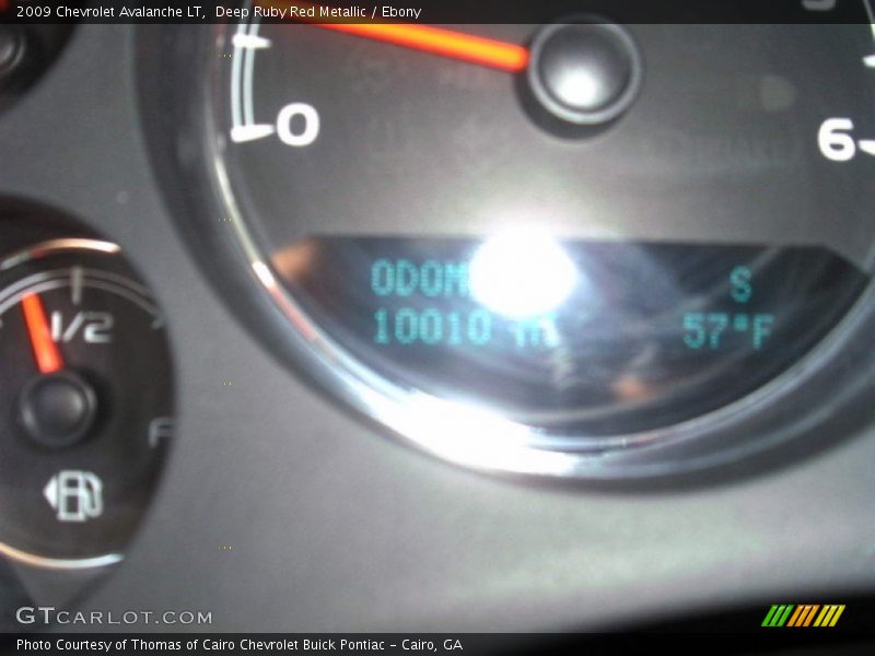 Deep Ruby Red Metallic / Ebony 2009 Chevrolet Avalanche LT