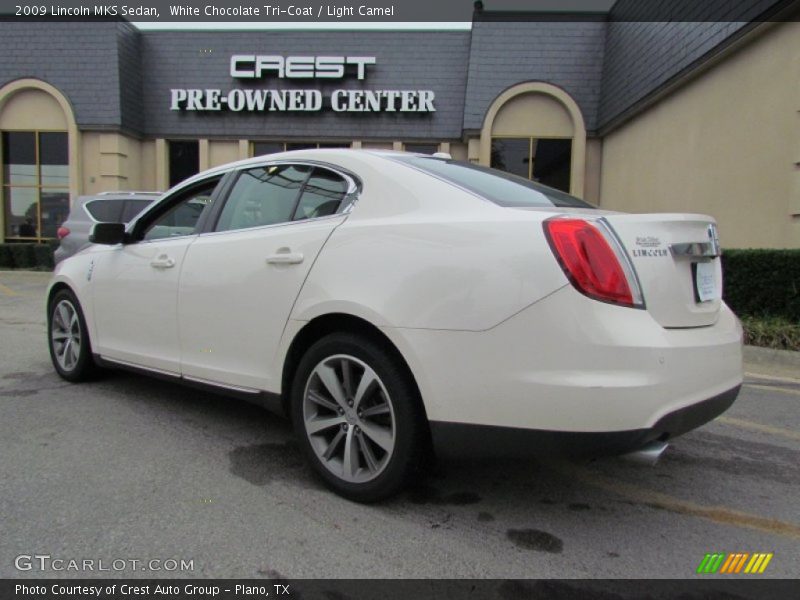 White Chocolate Tri-Coat / Light Camel 2009 Lincoln MKS Sedan
