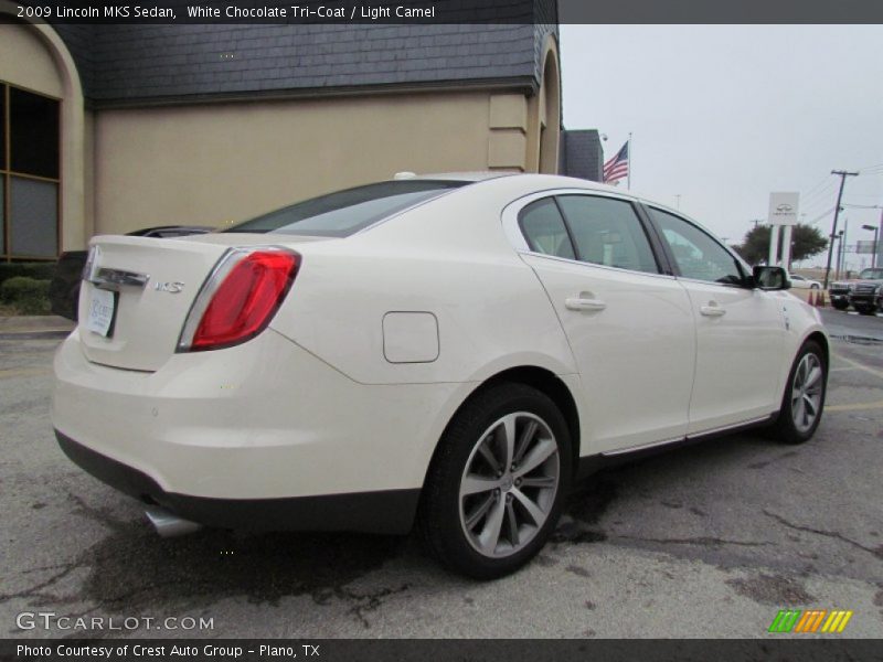 White Chocolate Tri-Coat / Light Camel 2009 Lincoln MKS Sedan
