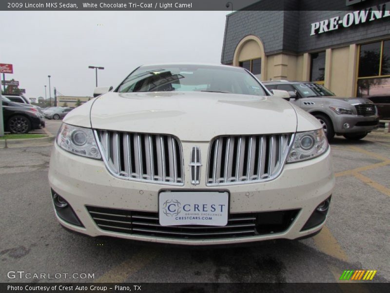 White Chocolate Tri-Coat / Light Camel 2009 Lincoln MKS Sedan