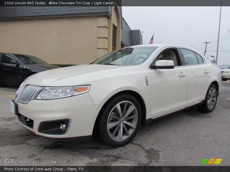 White Chocolate Tri-Coat / Light Camel 2009 Lincoln MKS Sedan