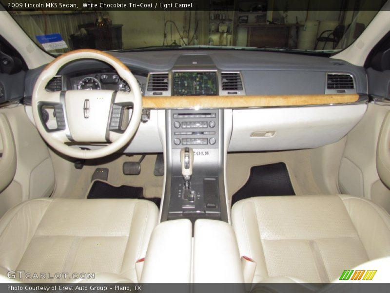 White Chocolate Tri-Coat / Light Camel 2009 Lincoln MKS Sedan