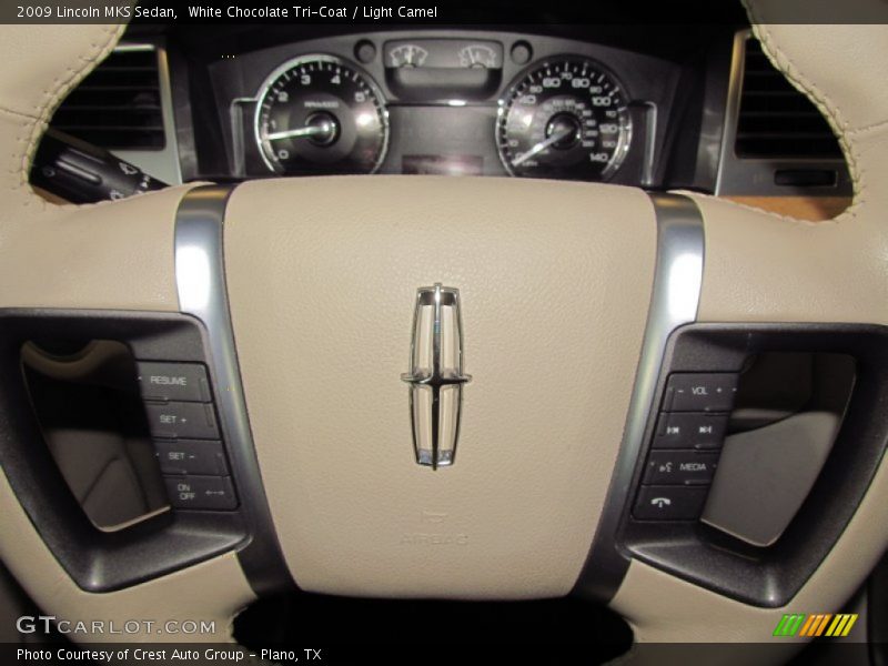 White Chocolate Tri-Coat / Light Camel 2009 Lincoln MKS Sedan