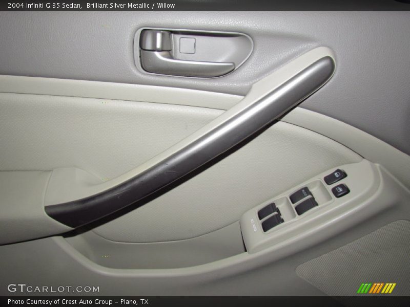 Brilliant Silver Metallic / Willow 2004 Infiniti G 35 Sedan