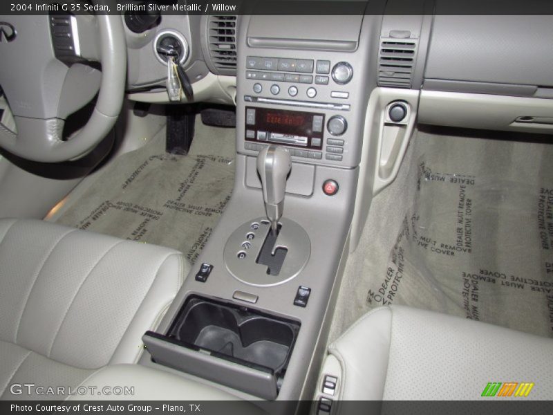 Brilliant Silver Metallic / Willow 2004 Infiniti G 35 Sedan