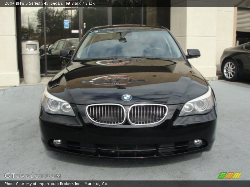 Jet Black / Black 2004 BMW 5 Series 545i Sedan