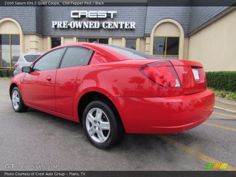 Chili Pepper Red / Black 2006 Saturn ION 2 Quad Coupe