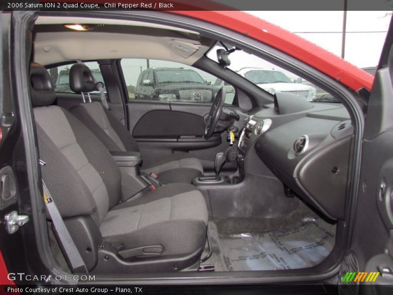  2006 ION 2 Quad Coupe Black Interior