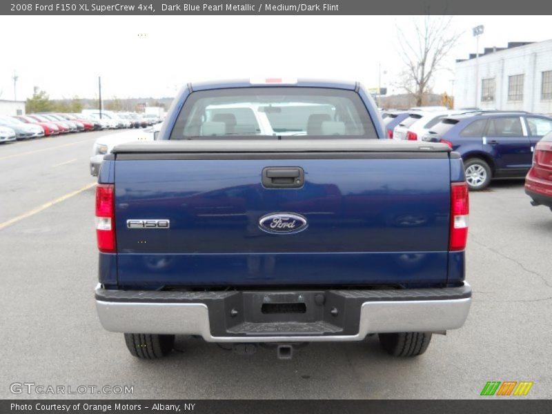 Dark Blue Pearl Metallic / Medium/Dark Flint 2008 Ford F150 XL SuperCrew 4x4