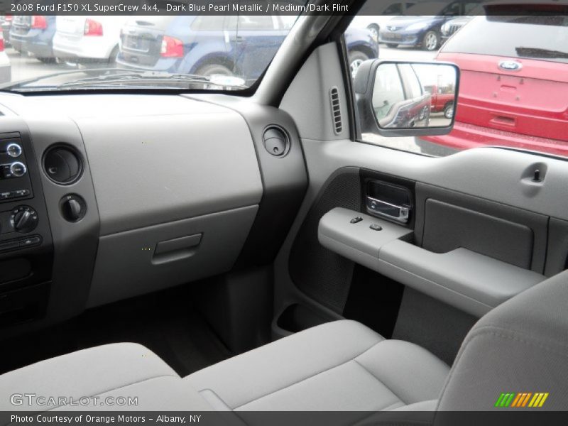 Dark Blue Pearl Metallic / Medium/Dark Flint 2008 Ford F150 XL SuperCrew 4x4