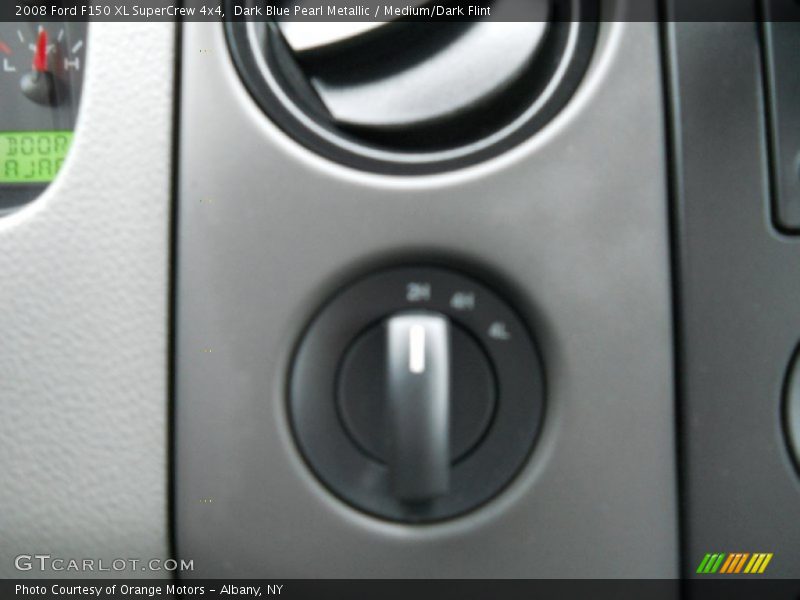 Dark Blue Pearl Metallic / Medium/Dark Flint 2008 Ford F150 XL SuperCrew 4x4