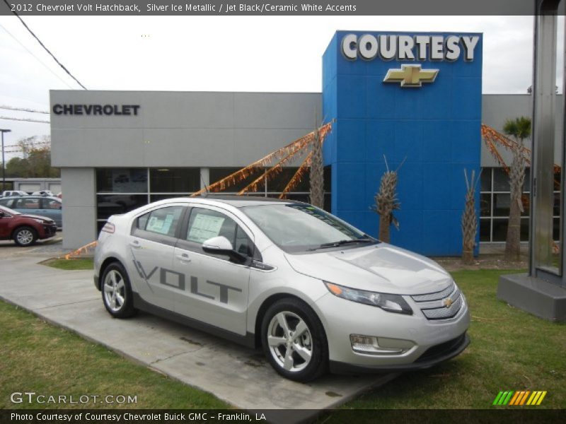Silver Ice Metallic / Jet Black/Ceramic White Accents 2012 Chevrolet Volt Hatchback