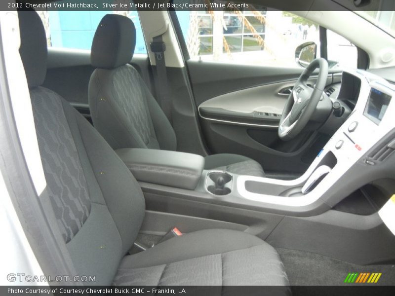  2012 Volt Hatchback Jet Black/Ceramic White Accents Interior