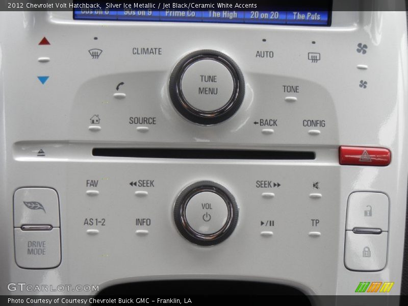 Controls of 2012 Volt Hatchback
