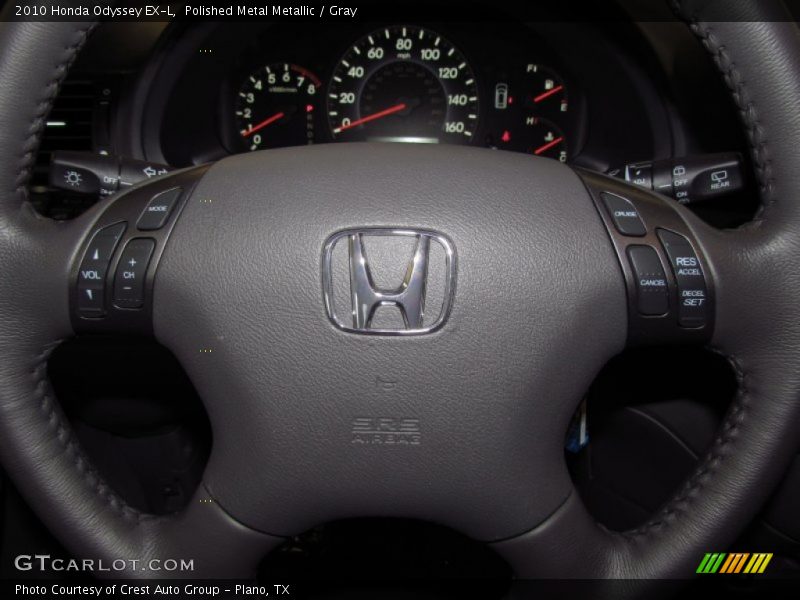 Polished Metal Metallic / Gray 2010 Honda Odyssey EX-L