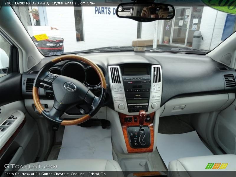 Crystal White / Light Gray 2005 Lexus RX 330 AWD