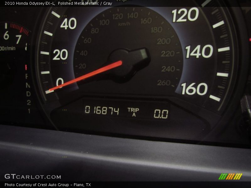 Polished Metal Metallic / Gray 2010 Honda Odyssey EX-L